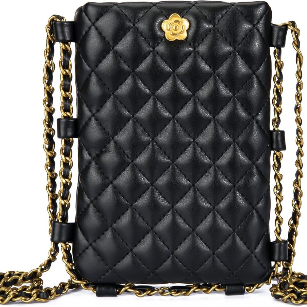 Quilted Small Crossbody Bags For Women Trendy Cell Phone Purse